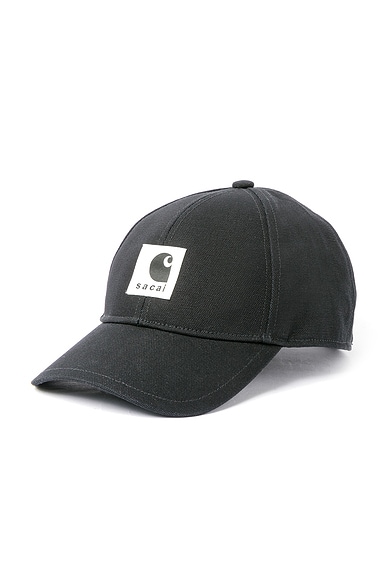 Sacai x Carhartt Wip Duck Cap in Black