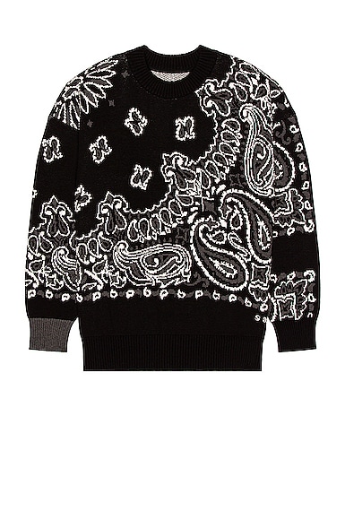 Bandana Knit Pullover