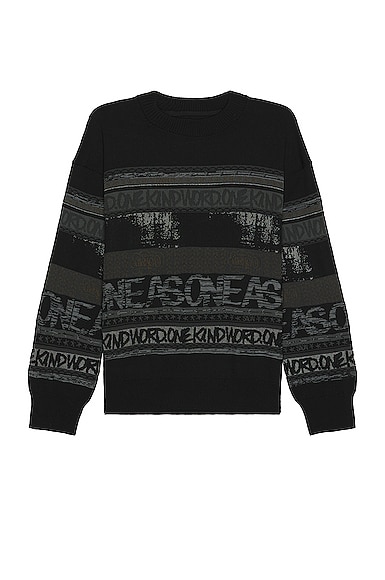 Eric Haze Jacquard Knit Pullover