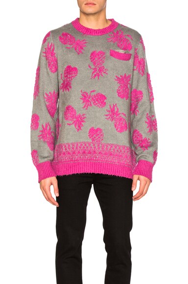 Pineapple Knit Pullover
