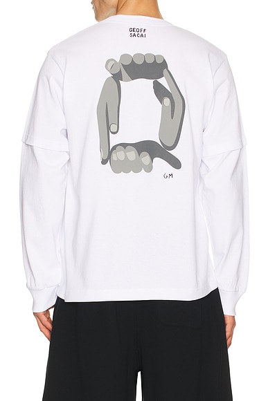 Geoff Sacai Print Longsleeve T-Shirt