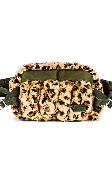 Leopard Faux Fur Waist Bag