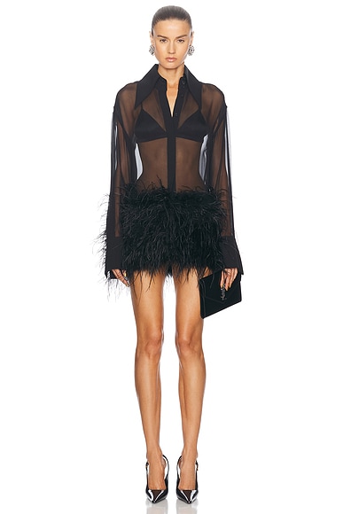 Costes Silk Feather Dress