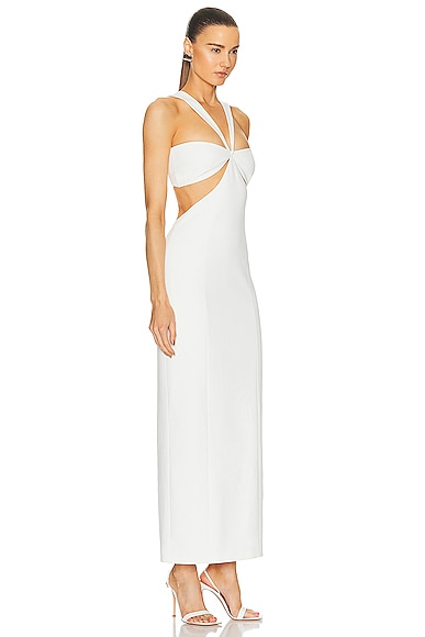 Shop Sans Faff Elizabeth Evening Gown In White