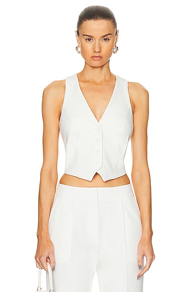Shop Sans Faff Jessica Transparent Vest In White