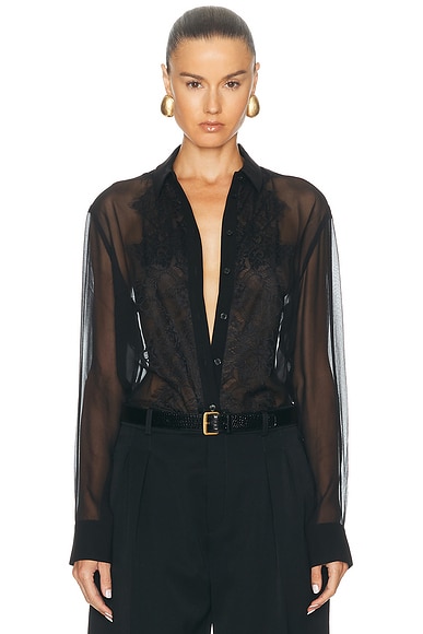 Chelsea Silk Lace Blouse