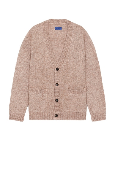 Found Mohair Cardigan in Light Brown | FWRD
