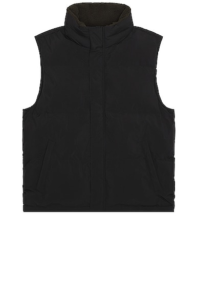 SATURDAYS NYC Adachi Puffer Vest in Black