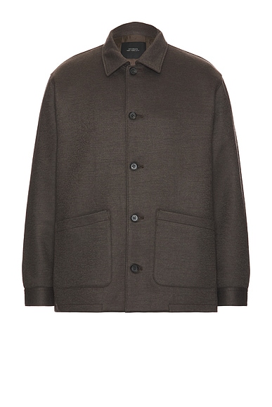 Coverall Wool Shirt Jacket