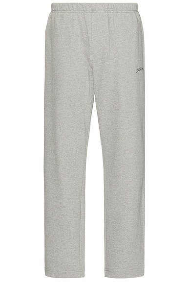 SATURDAYS NYC Signature Sweatpants in Heather Grey