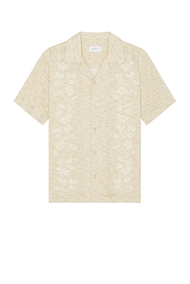Canty Embroidered Linen Gauze Shirt
