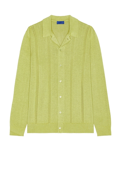 Jahmad Linen Long Sleeve Polo