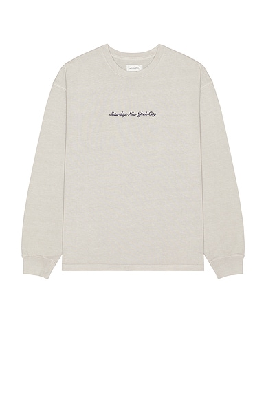 Heavy Weight Pigment Long Sleeve Tee
