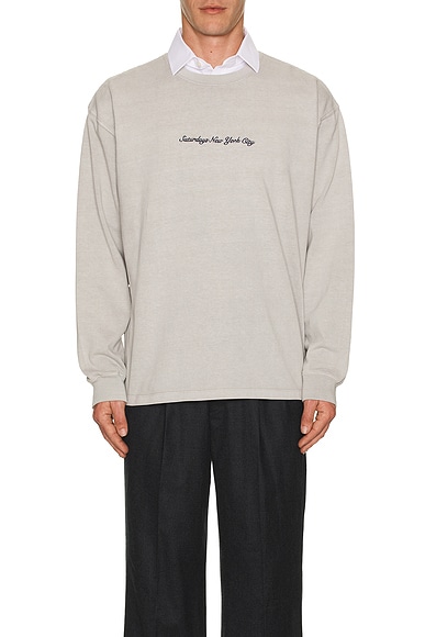 Heavy Weight Pigment Long Sleeve Tee