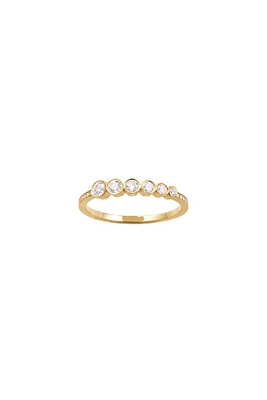 Sophie Bille Brahe Pleine Lune Diamant Ring in 18k Recycled Yellow Gold & Diamonds