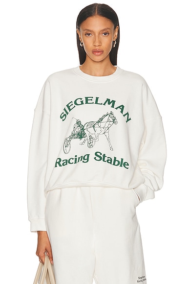 Siegelman Stable Racing Stable Crew in White & Green