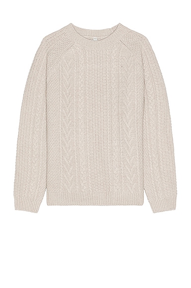 Merino Wool Fisherman Sweater