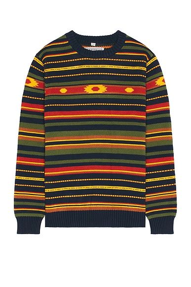 Schott NYC Multistripe Sweater in Multi