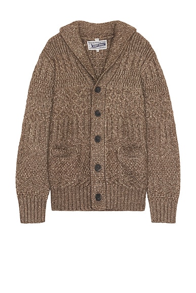 Wales Bonner カーディガン - Pale Yellow & Brown | FWRD Wales Bonner カーディガン - Pale Yellow & Brown | FWRD