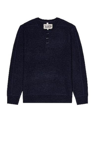 Button Henley Sweater