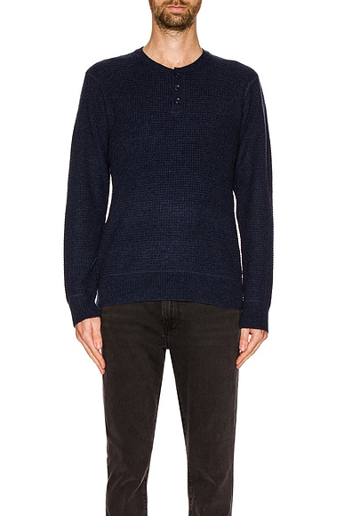 Button Henley Sweater