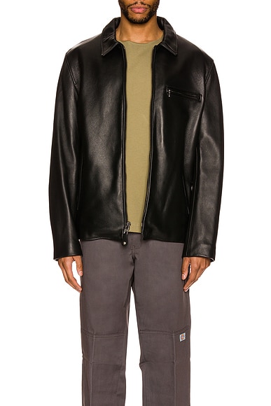 Collar Lamb Leather Jacket