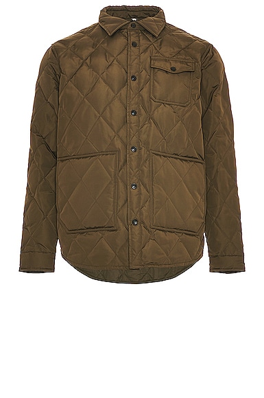 Down-filled Quilted Shirt Jacket
