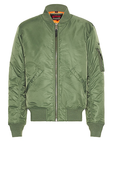 The North Face Highrail Bomber Jacket in Thyme