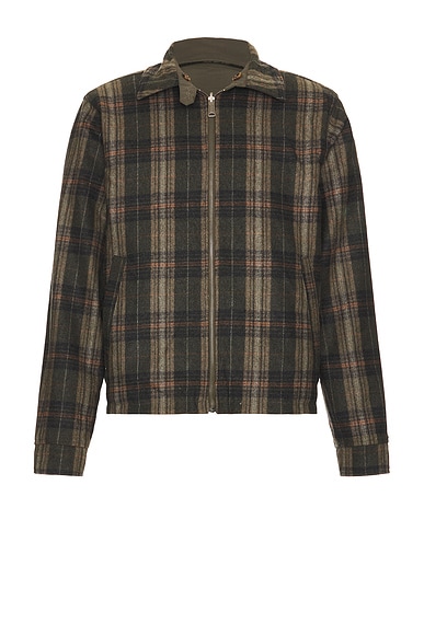 Schott Reversible Mack Jacket in Olive