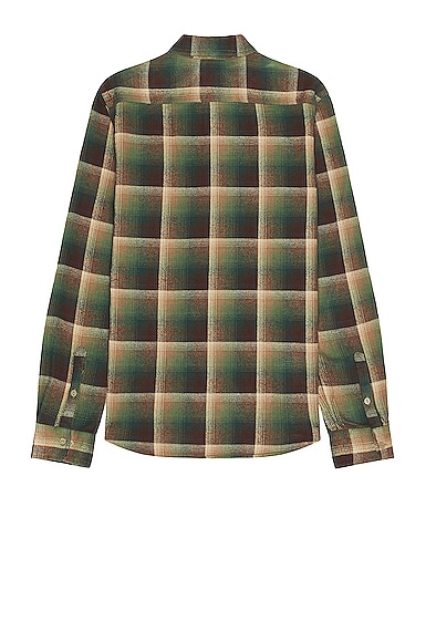 Shop Schott Plaid Cotton Flannel Shirt In Falling Leaves