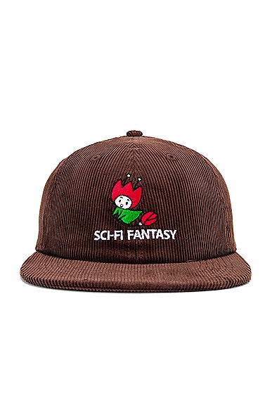 SCI-FI FANTASY Flying Rose Hat in Brown