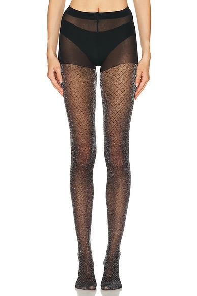 Casey Shimmery Fishnet Tights