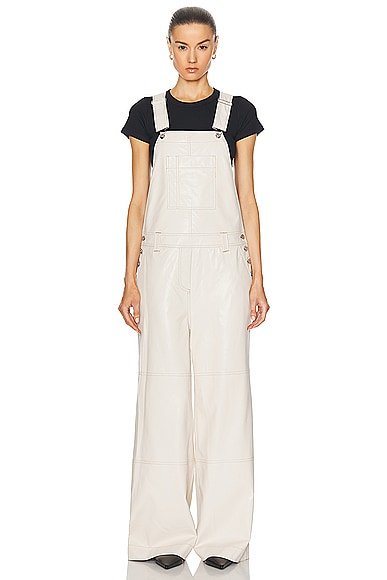 Vanna Dungarees Overall in Cream