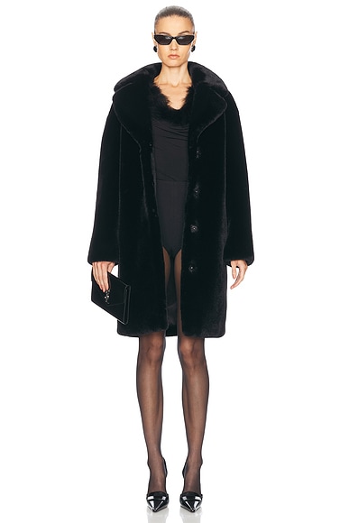 Isabel Marant Etoile Gimi Coat in Blue FWRD