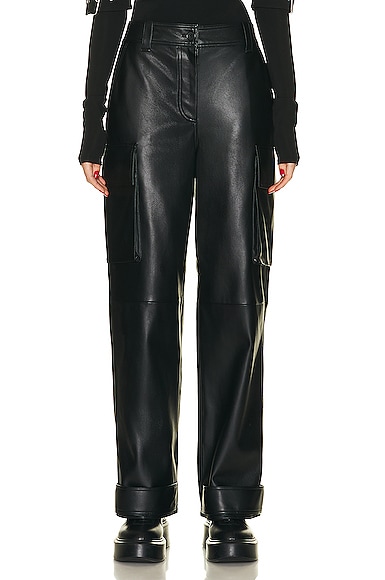 Stand Studio Black Asha Trousers In Black