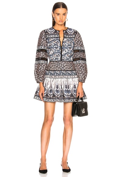 Gemma Long Sleeve Peasant Dress