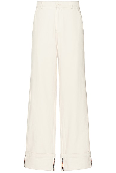Anderson Pant in Ivory