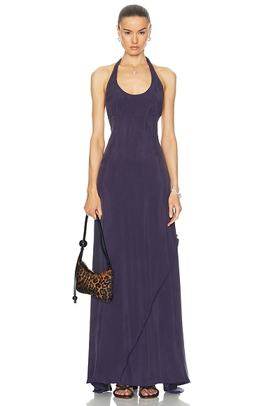 SIEDRES Welise Halter Neck Maxi Dress in Purple | Smart Closet SIEDRES Welise Halter Neck Maxi Dress in Purple | Smart Closet