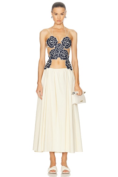 SIEDRES For FWRD Sleeveless Long Dress in Multi