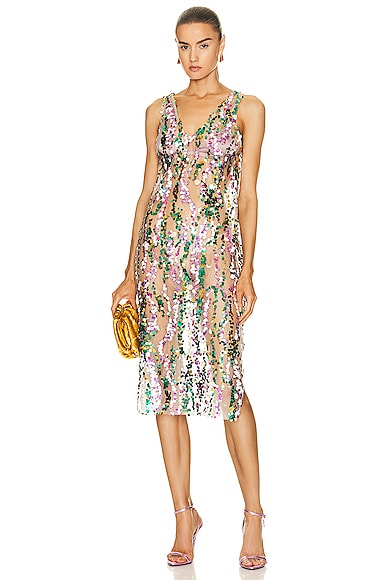 Alice and olivia discount francie sequin cocktail dress