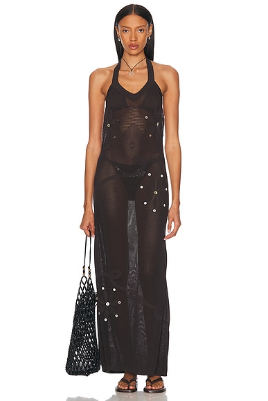 SIEDRES Essens Dress in Brown
