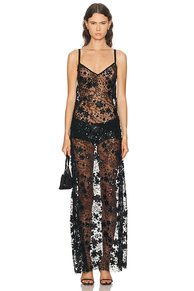 SIEDRES Lucille Dress in Black