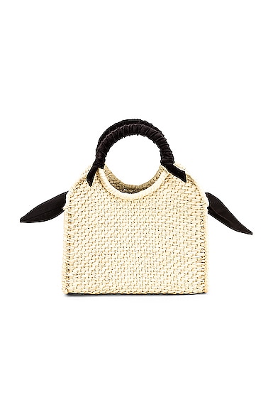 Midi Handbag With Velvet Detail