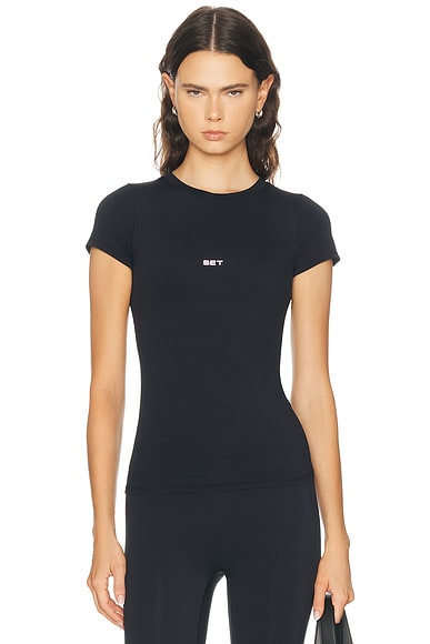 SET Active Aeraline Breathe Tee in Onyx