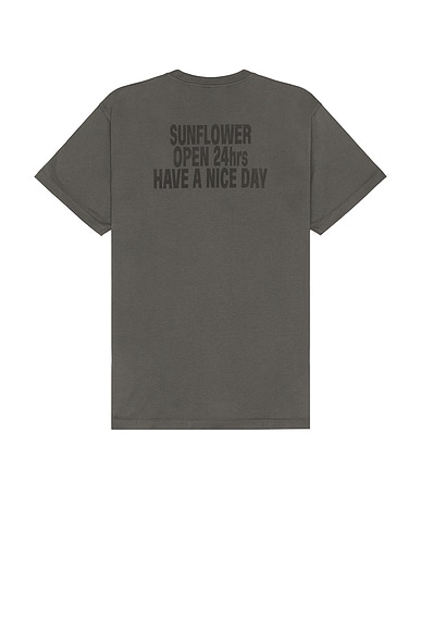 Sunflower Easy Hours Tee in Antracite