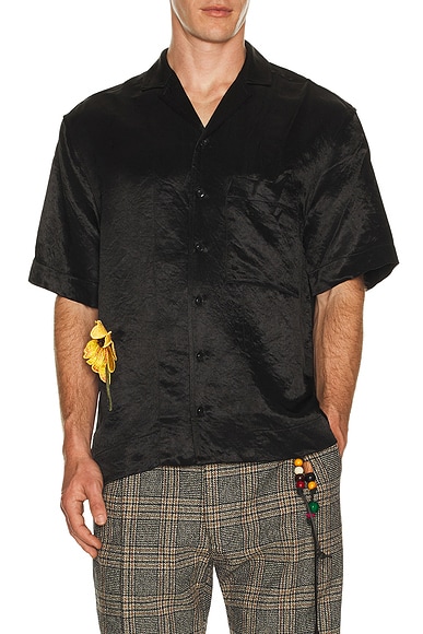 Flower Short Sleeve Box Shirt