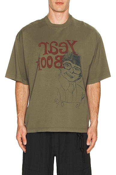 Song for the Mute School Portrait Gym Tee in Overdye Green