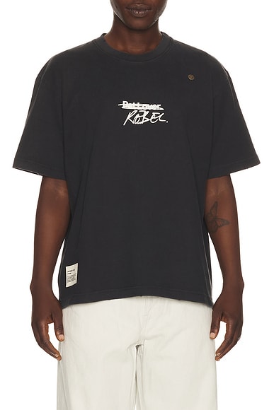 X Birkenstock The Rebel Distressed T-shirt