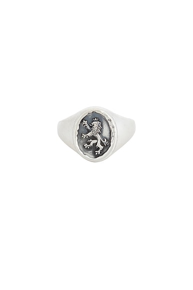 Serge de Nimes Courage Ring in Silver