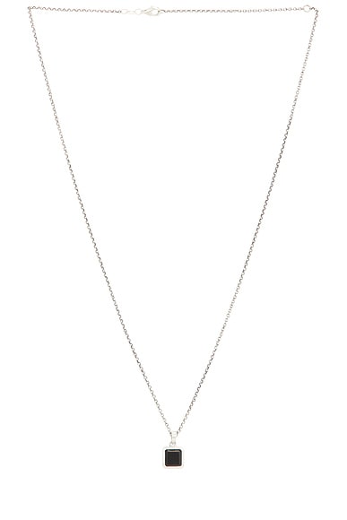 Serge de Nimes Onyx Armour Necklace in Silver